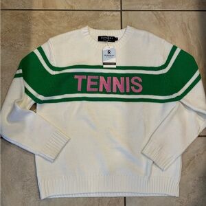 NWT Tennis Sweater from Runway Athletics, size Medium